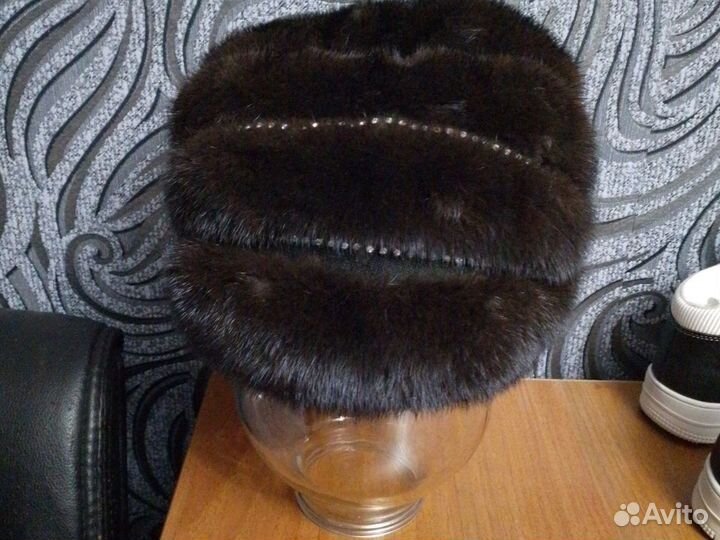 Шапка норковая женская