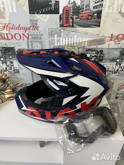 Мотошлем Ataki