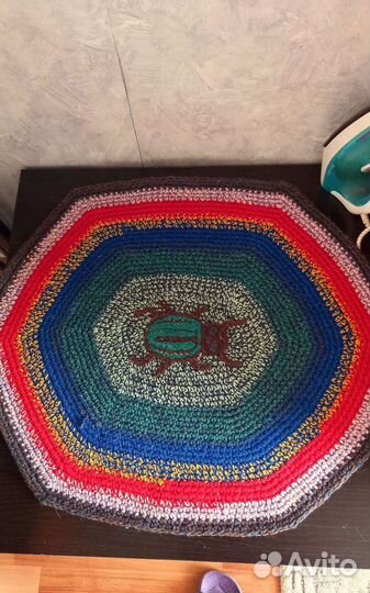 Коврики вязаные крючком