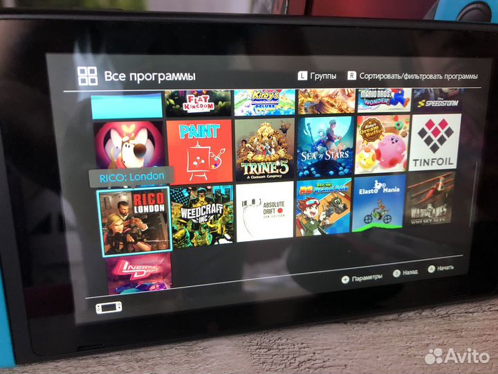 Nintendo Switch 33 игры, 128гб карта,полный набор