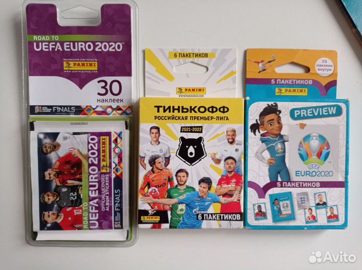 Футбольные наклейки альбомы ассорти