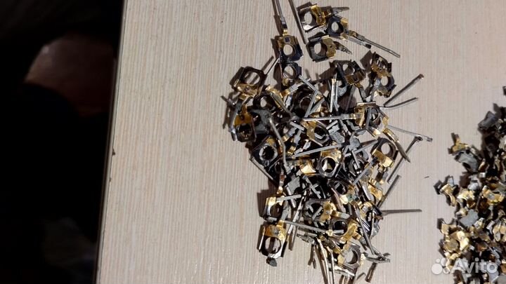 Транзисторы кт814 СССР. Позолота, аффинаж