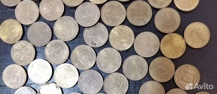 Монеты гвс идр 10 р 88 штук цена за все