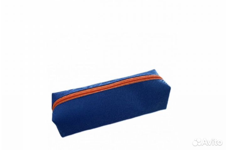 Пенал-косметичка пвх синий/оранжевый пчелка К-921