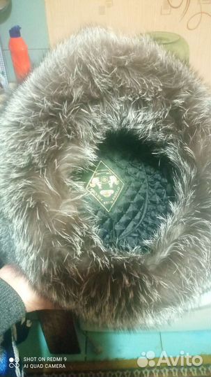 Шапка женская чернобурка