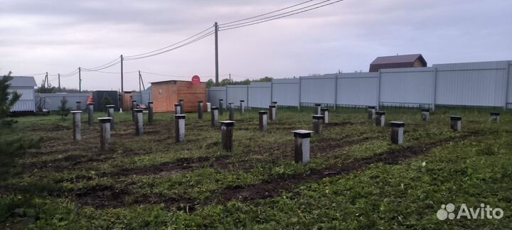 Забивка железобетонных свай