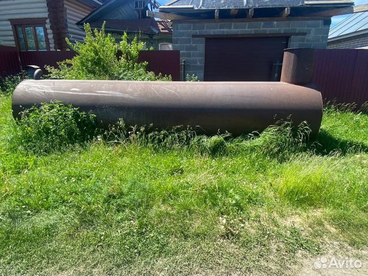 Бочка металлическая, септик