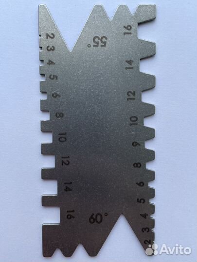 Шаблон для проверки резьбы