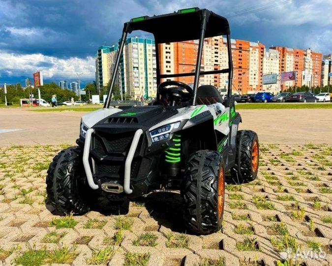 Детский двухместный электромобиль багги