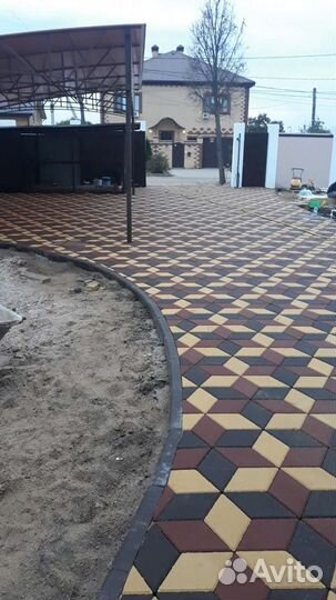 Укладка тротуарной плитки