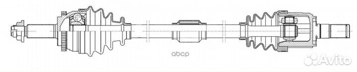 Привод для а/м Hyundai Elantra MD (11) /i30 (11)