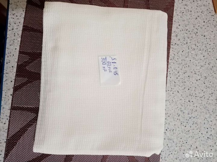 Вафельное полотно ссср, метражное. 3 отреза