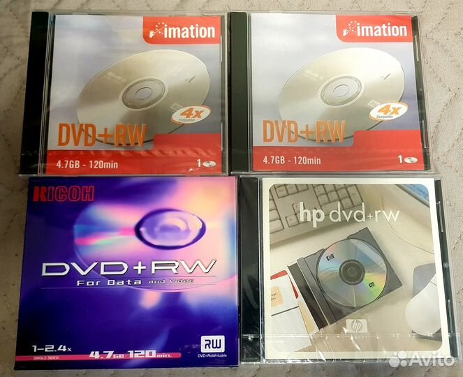 Диски DVD+R/RW CD-R/RW новые фирменные