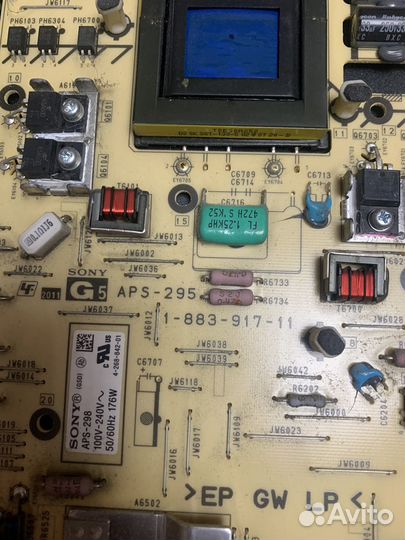 Sony kdl 46ex720 в разборе