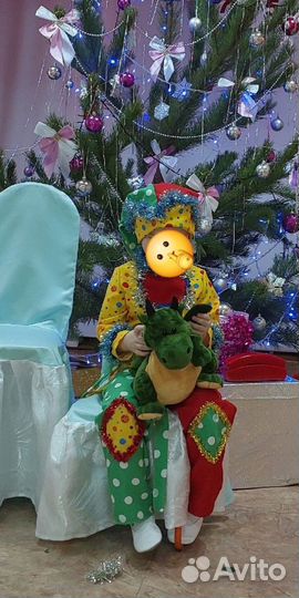 Новогодний костюм петрушки на мальчика