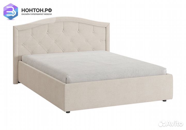 Кровать Верона 2 1.4 м крем