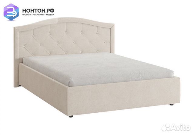 Кровать Верона 2 1.4 м крем