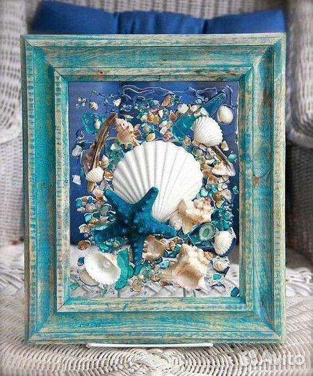 Картина из ракушек