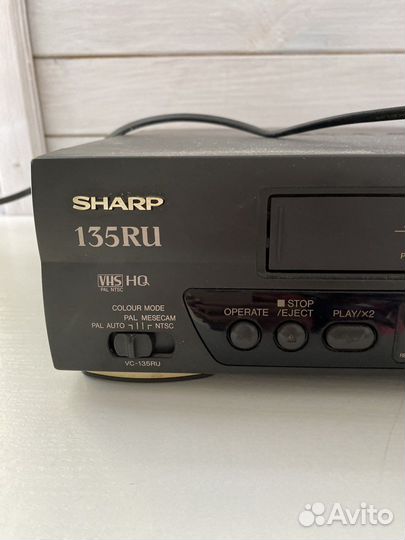 Видеомагнитофон sharp 135ru видик