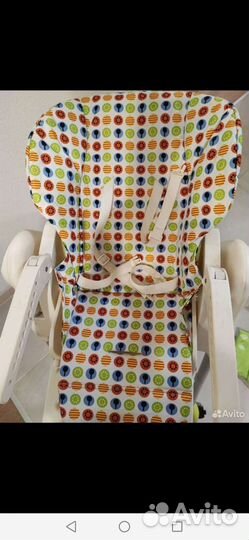 Стульчик для кормления chicco polly