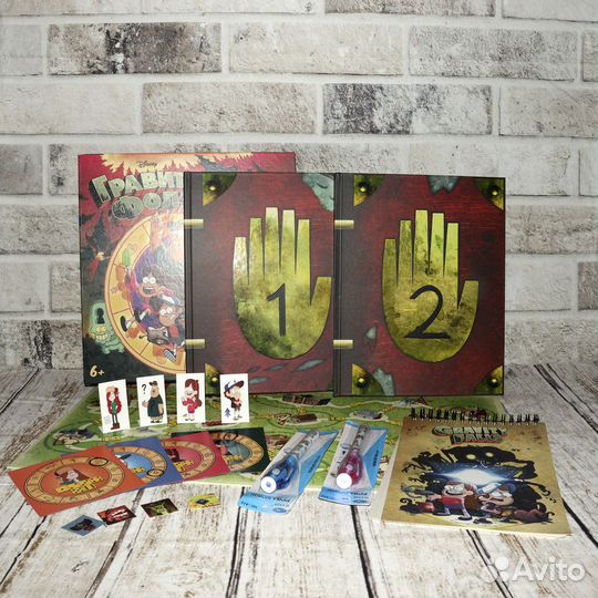 Книги, Дневники №1, №2 Гравити Фолз (А4 - 160 стр)