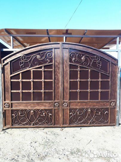 Ворота кованые
