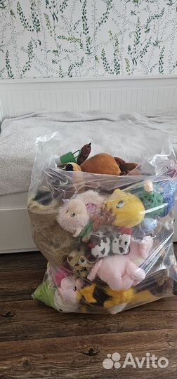 Мягкие игрушки пакетом цена за все