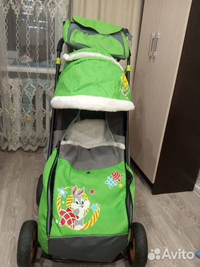 Санки коляска Ника 7 8