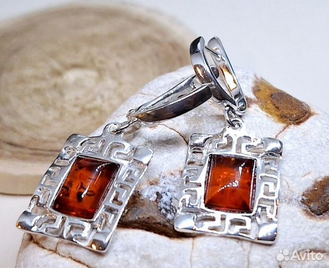 Серьги серебро 925 пробы