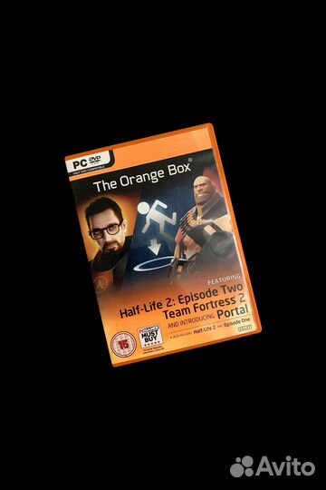 Half-Life 2 The Orange Box зарубе лицензия DVD-box