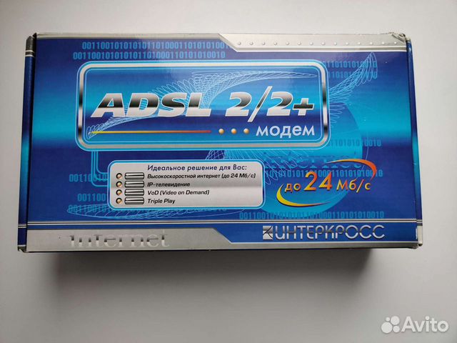 Adsl модем интеркросс 2/2+