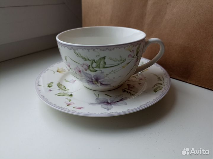 Чайная пара фарфор в коробке Anna Lafarg в подарок