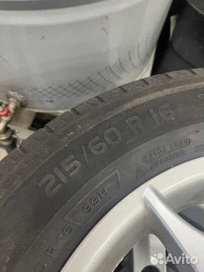 Колеса Mitsubishi 16 диаметр, резина Michelin