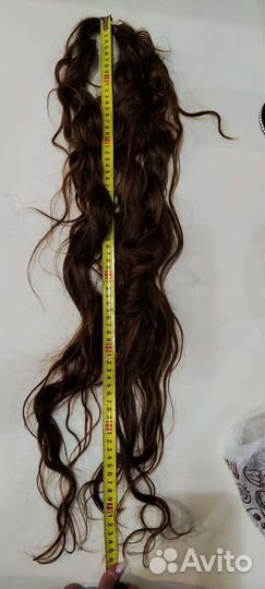 Волосы натуральные срез