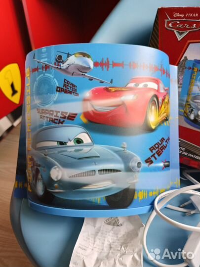 Новый детский светильник (ночник) Тачки