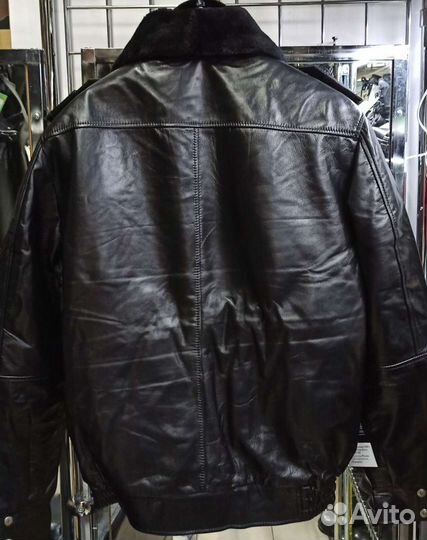Куртка мвд кожаная укороченная
