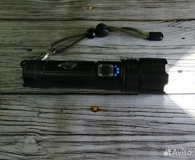 Фонарь Огонь H-703-P90 Police 1980000W яркий