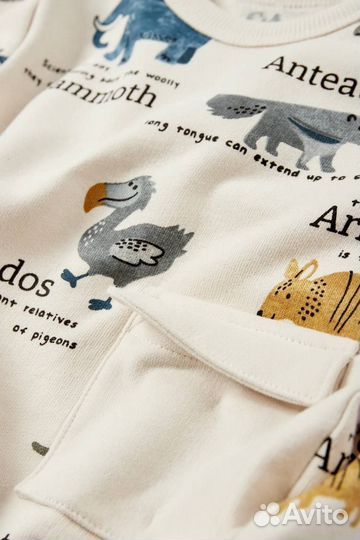 Свитшот кофта уткпленная 80 c&a