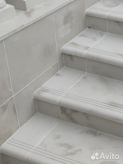 Мрамобетонные балясины без покраски