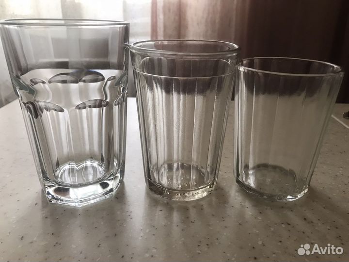 Рюмки, стопки, бокалы, кружки, графин