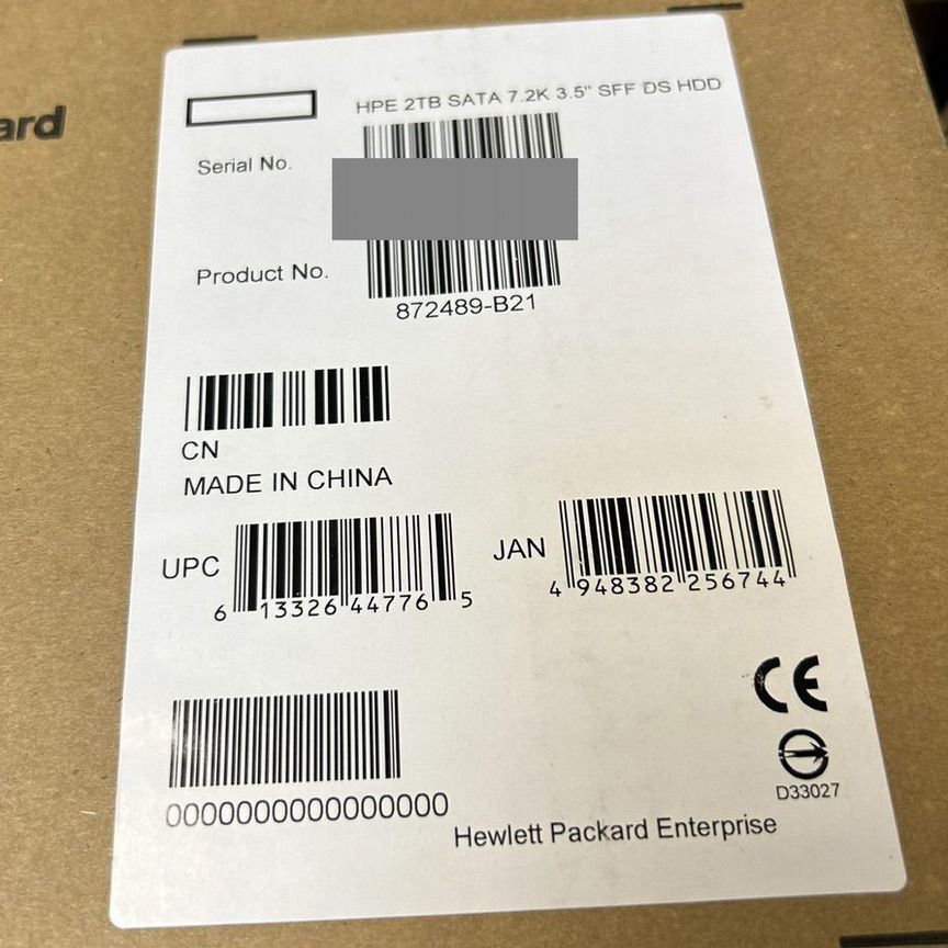 [872489-B21] Жесткий Диск Hp 2tb 3.5872771-001