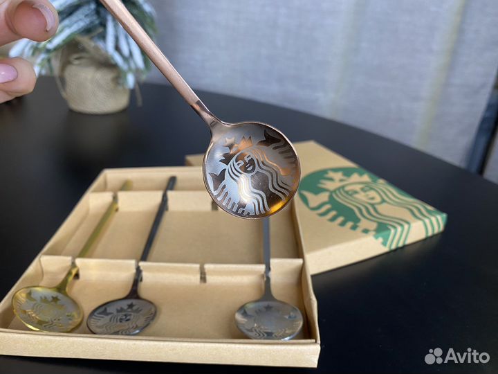 Starbucks набор ложки новые старбакс