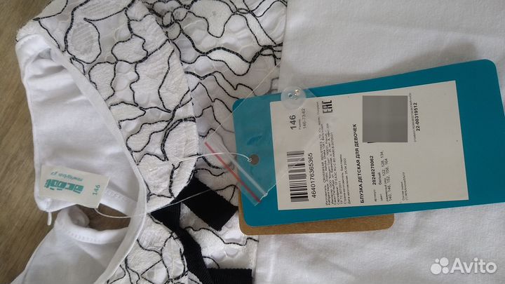 Школьная блузка Акула 140