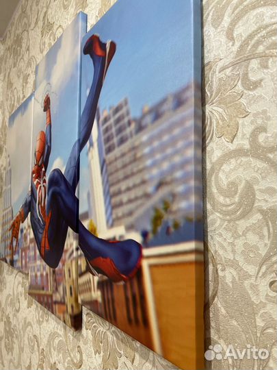 Картина Человек паук на холсте