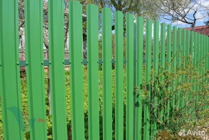 Штакетник металлический