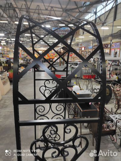 Арка садовая металлическая