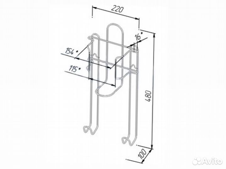 Держатель для утюга и гладильной доски