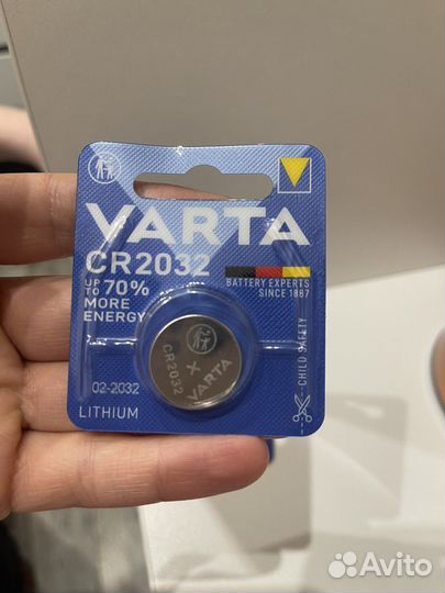 Литиевые батарейки varta CR2032
