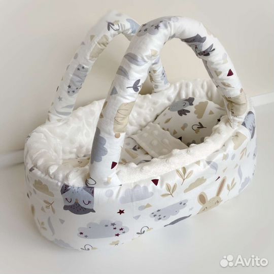 Люлька-переноска для кукол до 35см