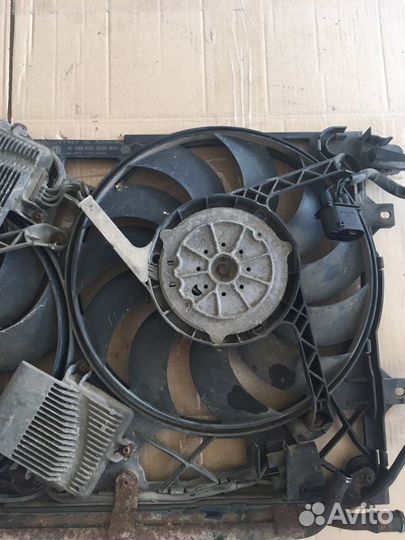 Вентилятор радиатора Фольксваген Фаэтон(1509)